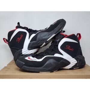 2011 Nike Air Go LWP BLACK RED WHITE 414972-003 Size 11 WORN